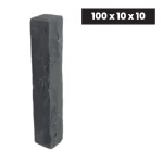 Ogrodowa Palisada Granitowa Łupana G690 Bazalt Black 100x10x10 cm