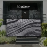 Kamień elewacyjny-dekoracyjny Silver Grey Leather 30x60x1,2 cm