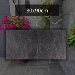 Kamień elewacyjny ozdobny Silver Grey Naturalny 30x90x1,2 cm