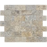 Kamień dekoracyjny cegiełka Trawertyn Ash 7,5x15