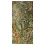 Płytka marmurowa Rain Forest Green szczotkowany 61x30,5x1,2 cm