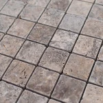 Kamień dekoracyjny Trawertyn Ash mozaika 4.8x4.8