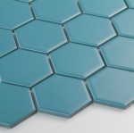 Płytka Heksagon Duży Peacock Mat 271x281 