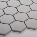 Płytka Heksagon Duży Jasno Szary Mat 271x281mm