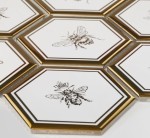 Płytka Heksagon XL Queen Bee Gold 256 x 295mm