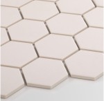 Płytka Heksagon Duży Kremowy Antypoślizg 271 x 281mm