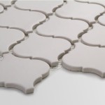 Płytka Arabeska Duża Jasno Szara Matowa 252 x 275mm