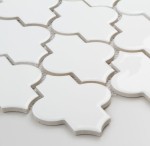 Płytka Arabeska Dover Pure White Połysk 275 x 260mm