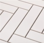 Płytka Jodełka XL Biała Połysk 247 x 209mm