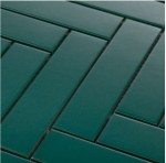 Płytka Jodełka XL Zielona Matowa 247 x 209mm