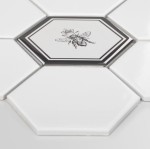 Płytka 1/3 Heksagon XL Silver Bee