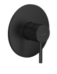 Oltens Molle bateria prysznicowa podtynkowa kompletna czarny mat 33100300