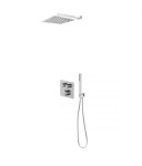 Zestaw Oltens Onega (S) bateria podtynkowa z deszczownicą 22 cm Atran (S)i kompletem prysznicowym Sog chrom 36624100