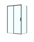 Oltens Breda kabina prysznicowa 120x80 cm prostokątna czarny mat/szkło przezroczyste 20223300