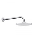 Oltens Atran Lagan deszczownica 22 cm okrągła z ramieniem ściennym chrom 36018100