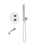 Zestaw Oltens Katla zestaw wannowo-prysznicowy podtynkowy termostatyczny chrom 36610100