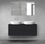 Oltens Vernal szafka 120 cm podumywalkowa wisząca czarny mat 60019300