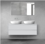 Oltens Vernal szafka 120 cm podumywalkowa wisząca szary mat 60019700