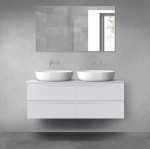 Oltens Vernal zestaw mebli łazienkowych 120 cm z blatem szary mat 68214700