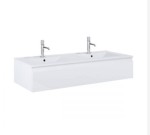 Oltens Vernal umywalka z szafką 120 cm biały połysk 68010000