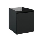 Oltens Vernal szafka 40 cm podumywalkowa wisząca czarny mat 60018300