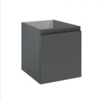 Oltens Vernal szafka 40 cm podumywalkowa wisząca grafit mat 60018400