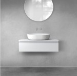 Oltens Vernal szafka 80 cm podumywalkowa wisząca szary mat 60010700