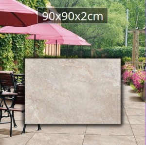 Płytka gresowa tarasowa Tuscania Dolomia Almond FP2 90x90x2cm