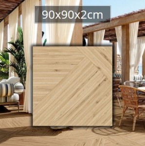 Płytka gresowa tarasowa Tuscania Natura Intraccio Betulla FP2 90x90x2cm