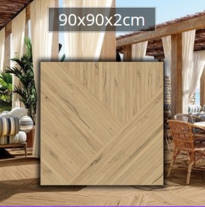 Płytka gresowa tarasowa Tuscania Natura Intraccio Frassino FP2 90x90x2cm