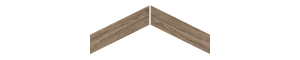 Płytka gresowa Porto Brown Chevron 8x40 cm