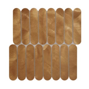 Mozaika Metaliczna Allumi Pills Brass Gold 29,4x29,2 cm