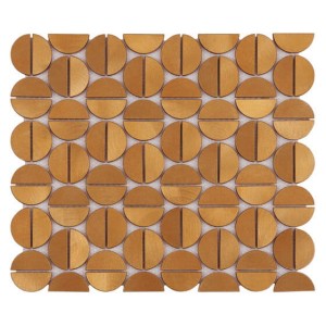 Mozaika Metaliczna Allumi Tabs Brass Gold 35x29,8 cm