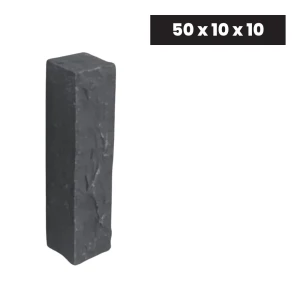 Ogrodowa Palisada Granitowa Łupana G690 Bazalt Black 50x10x10 cm