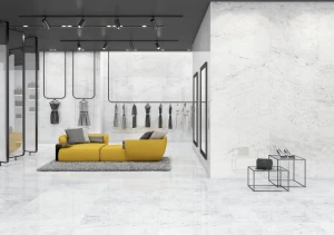 Spiek-kwarcowy-Carrara-Blanco-120x60-cm-o-matowej-powierzchni-z-subtelnym-bialym-tlem-i-delikatnymi,-szarymi-zylkami-na-wzor-marmuru-Carrara--ujecie-zblizeniowe.webp
