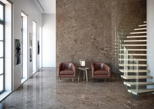 Brązowa wielkoformatowa płyta Artic Mokka 120x360 cm połysk