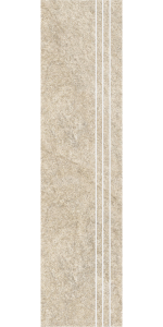 Gres Stopnica Gresowa 20mm Pietra Serena Cream Zoya 120x30x2 cm Taras Wentylowany z gresu