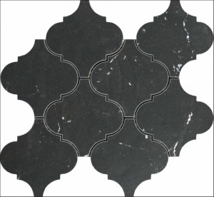 gres porcelanowy CRONOS MARQUINA NEGRO 30X30 na siatce
