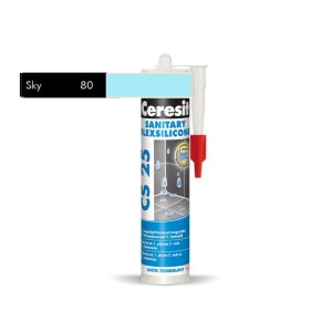 SILIKON SANITARNY Ceresit CS-25 sky 80