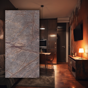 Fornir Kamienny Rainforest Brown 122x61 Elastyczne panele elewacyjne