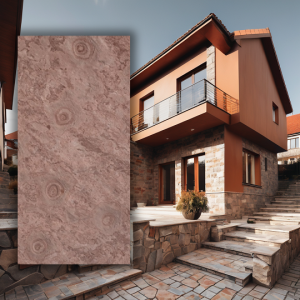 Fornir Kamienny Terra Red 122x61 Elastyczne panele elewacyjne