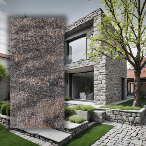 Fornir Kamienny Vintage Shine 122x61 Elastyczne panele elewacyjne