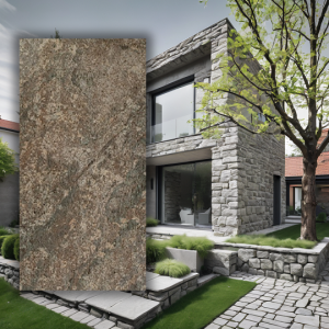 Fornir Kamienny Zeera Green 122x61 Elastyczne panele elewacyjne