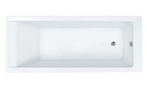 Oltens Langfoss wanna prostokątna 140x70 cm biała 10001000
