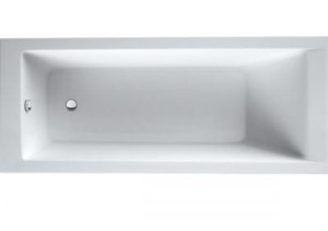 Oltens Langfoss wanna prostokątna 170x75 cm akrylowa biały połysk 10005000