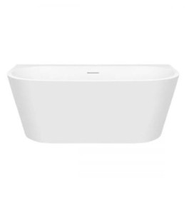 Oltens Hulda wanna wolnostojąca 170x80 cm przyścienna biały połysk 12021000
