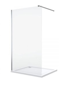 Oltens Vida Walk-in ścianka prysznicowa 110 cm szkło przezroczyste 22006100