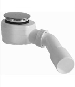 Oltens Pite Turbo syfon do brodzika 50 mm plastikowy chrom 08003000