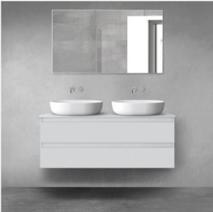 Oltens Vernal szafka 120 cm podumywalkowa wisząca szary mat 60019700