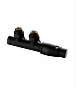 Oltens Varmare Ventil zestaw termostatyczny zintegrowany grzejnikowy prawy czarny mat 55902300